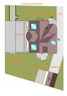 Lageplan Beletage und Remise ***VERKAUFT*** REPR�SENTATIVE LAGE Am Botanischen Garten in BERLIN-DAHLEM - BELETAGE mit REMISE