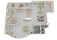 Grundriss HH-UHLENHORST / BARMBEK-S�D - *PROVISIONSFREI* gro�z�gige B�ro-/Praxisr�ume