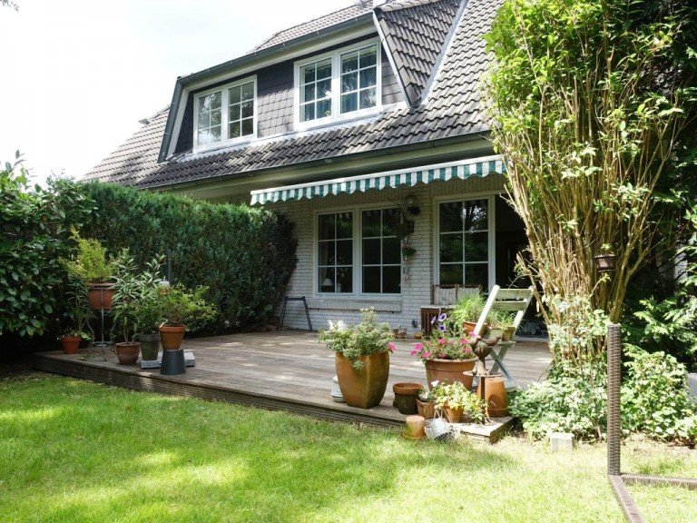 sonnige Terrasse Hamburg Doppelhaush�lfte VERKAUFT! PLATZ f�r die FAMILIE in ruhiger Anliegerstra�e - DUVENSTEDT am WITTMOOR!