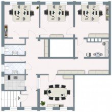 Grundriss ***VERMIETET*** HH-RAHLSTEDT - helle B�RO-/PRAXISR�UME im EG/HOCHPARTERRE