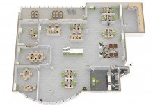 Grundriss HH-UHLENHORST / BARMBEK-S�D - *PROVISIONSFREI* gro�z�gige B�ro-/Praxisr�ume